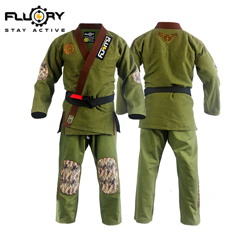 Fluory Fireball Camouflage Brazilian Jiu-Jitsu Suit Bjj Gi Adult Men's and Women's Professional Judo Suit 2019 New Style