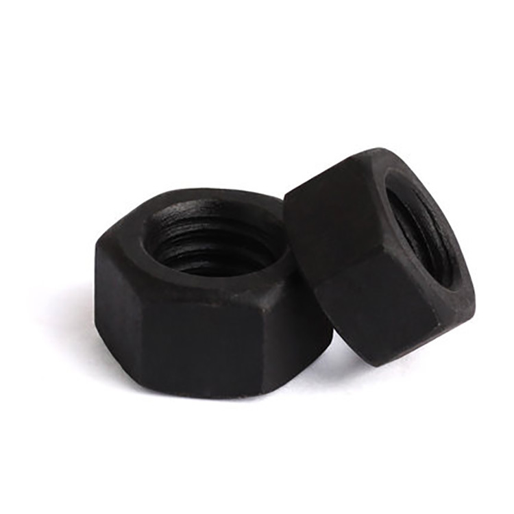 AS /NZS高强度六角螺母碳钢发黑美制螺丝螺帽5级细牙六角螺母