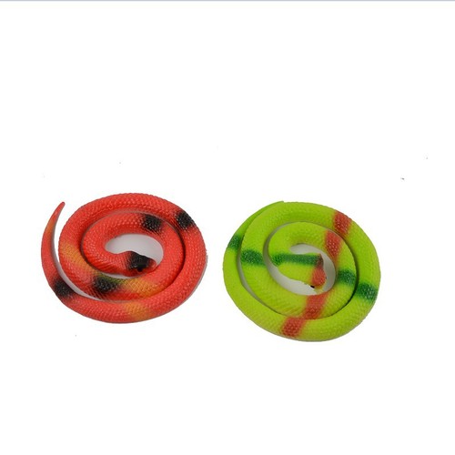 Rubber Snake 75cm Toy Snake Hot Selling Simulation Tricky Scary Toy Creative Soft Rubber Snake Stall Toy Lizard