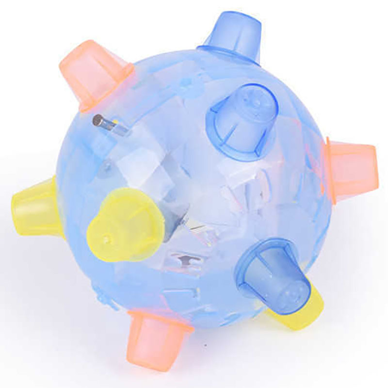 Música colorido flash luminoso baile eléctrico fútbol salto bola salto Multi-ángulo salto bola juguete al por mayor