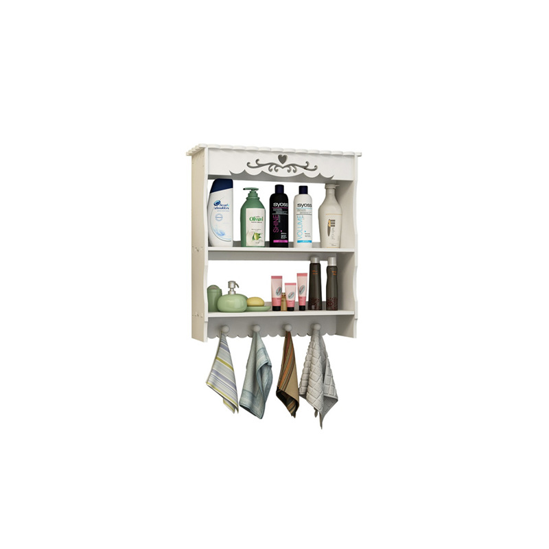 Baño Rack de almacenamiento Punch-libre montado en la pared inodoro lavabo cosméticos rack de almacenamiento