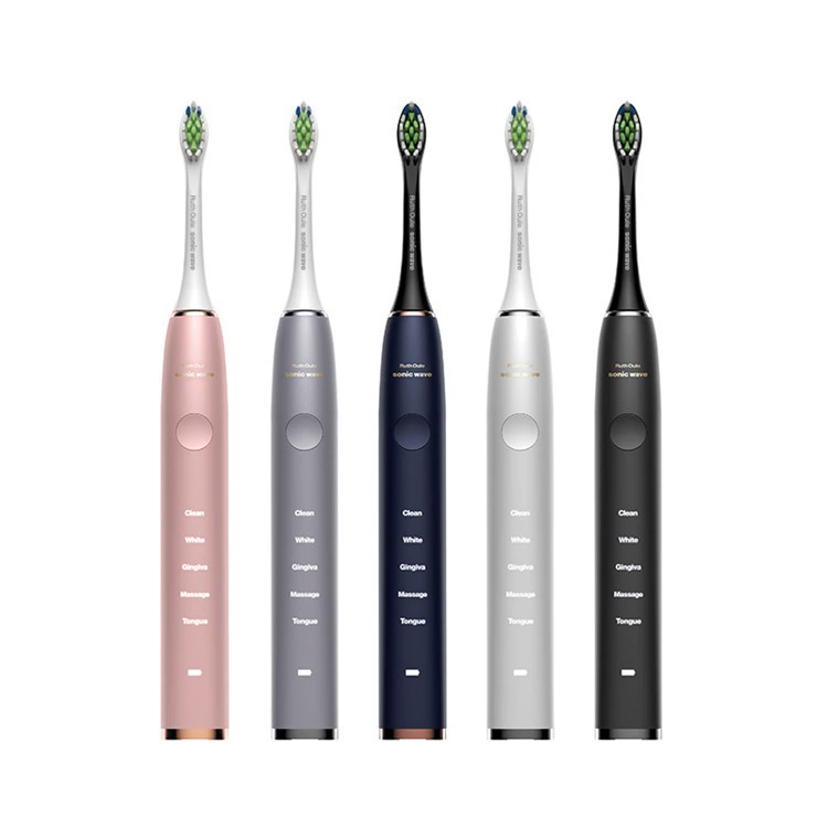 Brightening induction toothbrush