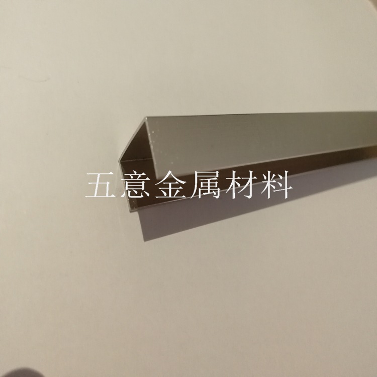 现货外墙凹条槽铝 黑色喷涂槽铝 6063槽铝