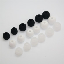 柔软6.0mm单色硅胶套入耳式耳机硅胶帽耳塞耳机套