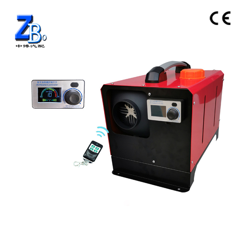 批发汽车燃油驻车加热器货车暖风机语音液晶屏驻车加热器一体机