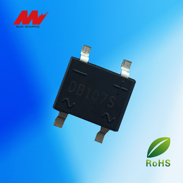 二极管整流器 贴片DB桥堆 整流桥 DB107S 1A 1000V DBS