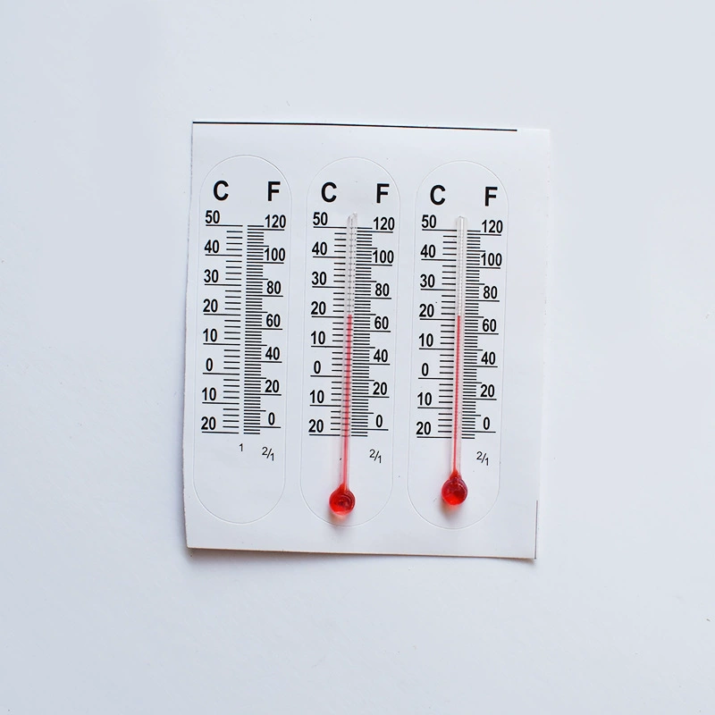 Производители обрабатывают и производят картонные термометры, стеклянные термометры, термометры с индивидуальным клеем.