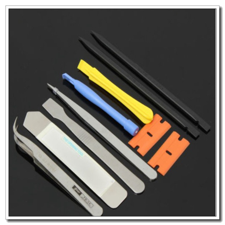 10件套数码玩具拆机维修工具 镊子 平板电脑手机开机撬壳撬棒套装