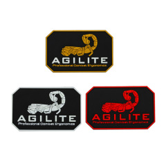 Agile like a scorpion Tactical scorpion Velcro PVC material glow-in-the-dark arm badge Velcro sticker
