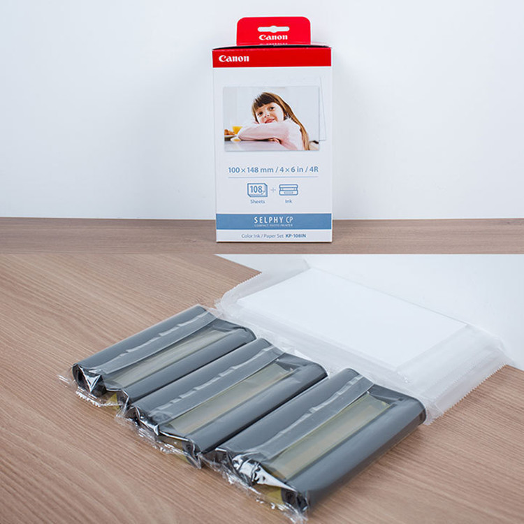Original photo paper ribbon 6 inch Canon KP108in printer photo paper CP 800 910 CP1200 special photo paper