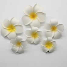 厂家直销4/5/6/7/8/9/11cm鸡蛋花头饰 泳装旅游头花 DIY发饰材料