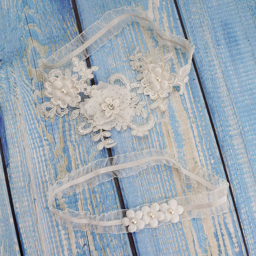 LW29 New Arrival European & American Bridal Garter Lace Suspender Elastic Leg Ring – Western-Style Wedding Accessory