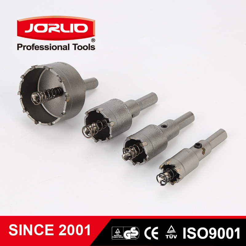 精镭TCT硬质合金开孔器加长金属扩孔钻头铝合金铁板不锈钢开孔器