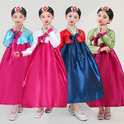 Korean clothing for girls, Korean clothing, children's ethnic dance clothing, Korean traditional clothing, Dae Jang Geum clothing, performance clothing