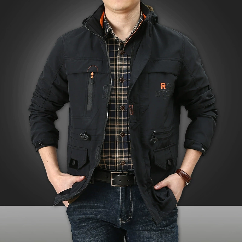 Demi-season travel jacket, plus size