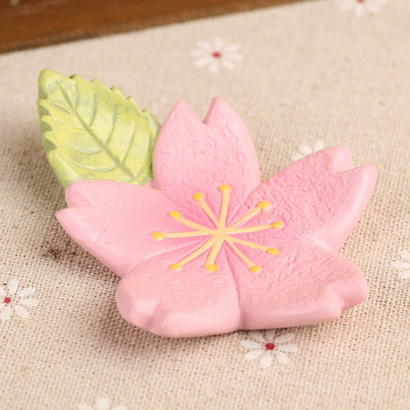 Японский стиль лотос cherry blossoms газон большое дерево цветы ствол забавные handmade украшения из смолы микро ландшафт настольная игрушка маленькие украшения
