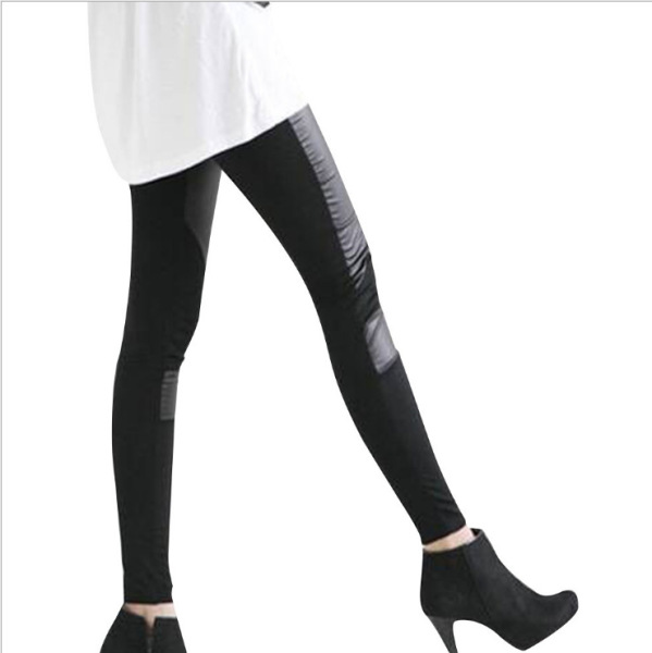 fitted matte leggings