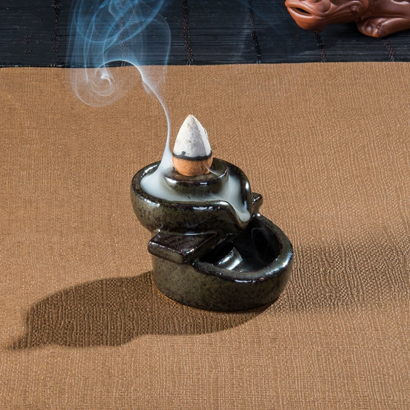 Производители кросс-border поставок мини- inverted incense burner керамическая маленькая фигурка чайная церемония благовония дорога маленький тыквенный настой благовония печь