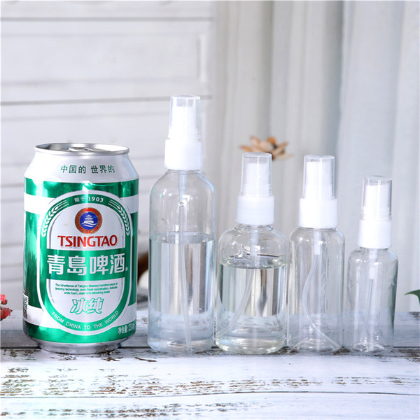 Transparent makeup fixer