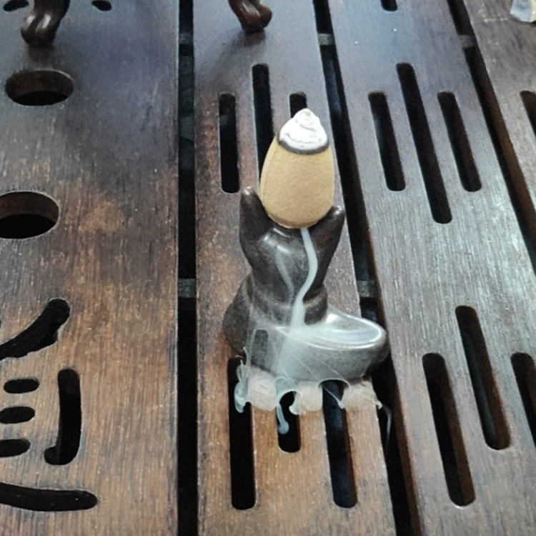 Производители кросс-border поставок мини- inverted incense burner керамическая маленькая фигурка чайная церемония благовония дорога маленький тыквенный настой благовония печь