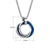 Men's necklace hip-hop style, pendant stainless steel, chain, accessory, jewelry, Korean style, simple and elegant design
