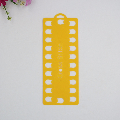 Mengfang cross stitch factory direct sales colorful plastic 20-hole threading board Suzhou embroidery embroidery special winding board