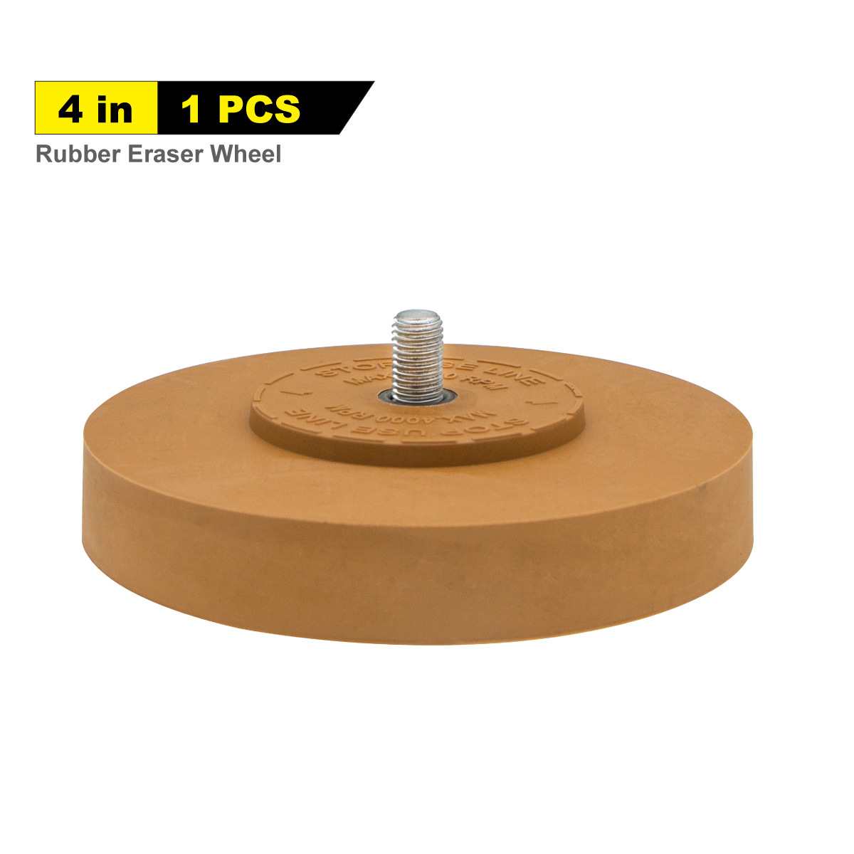 4寸橡胶除胶轮气动除胶轮除胶器抛光轮汽车不干胶贴纸抛光去胶轮