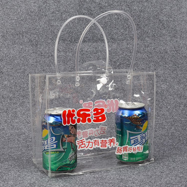 厂家供应塑料透明pvc包装袋 化妆品购物礼品手提PVC袋