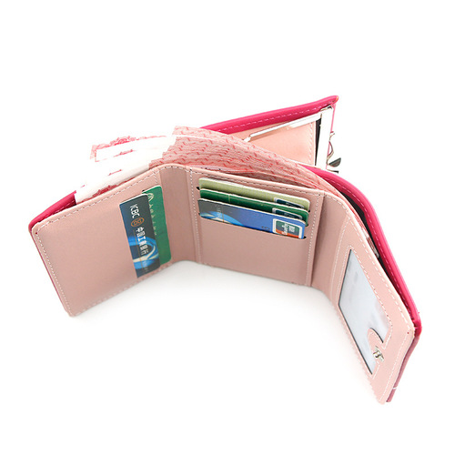New style girls' small wallet, student coin purse, Korean style women's short wallet, 30% off coin purse, coin purse
