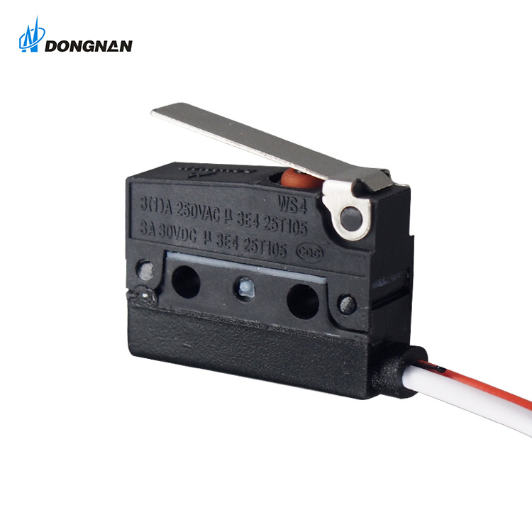 厂家供应防水行程开关 新能源汽车充电枪微动开关 共享单车电子锁