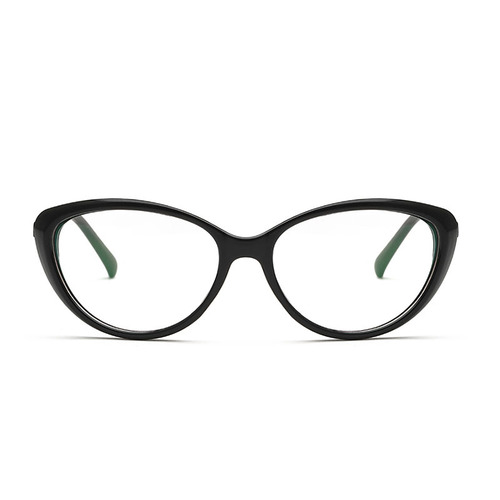 2022新款欧美时尚猫眼平光镜8006学院文艺男女士全框架近视眼镜框