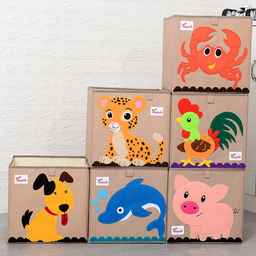 Home wardrobe storage storage box baby clothing children's toy storage box foldable thickened fabric storage box