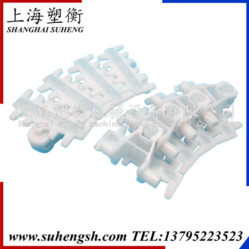 摩擦顶贴胶止滑齿形链输送机63条形橡胶防滑柔性链齿形侧弯防滑链