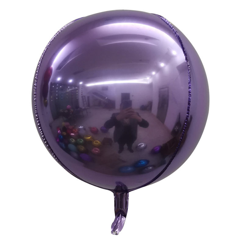 Globo aluminio redondo 4D grande