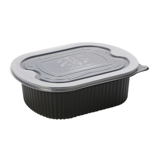 Saizhuo disposable lunch box double-layer packaging box wholesale takeaway fast food lunch box lunch box thickened plastic microwaveable