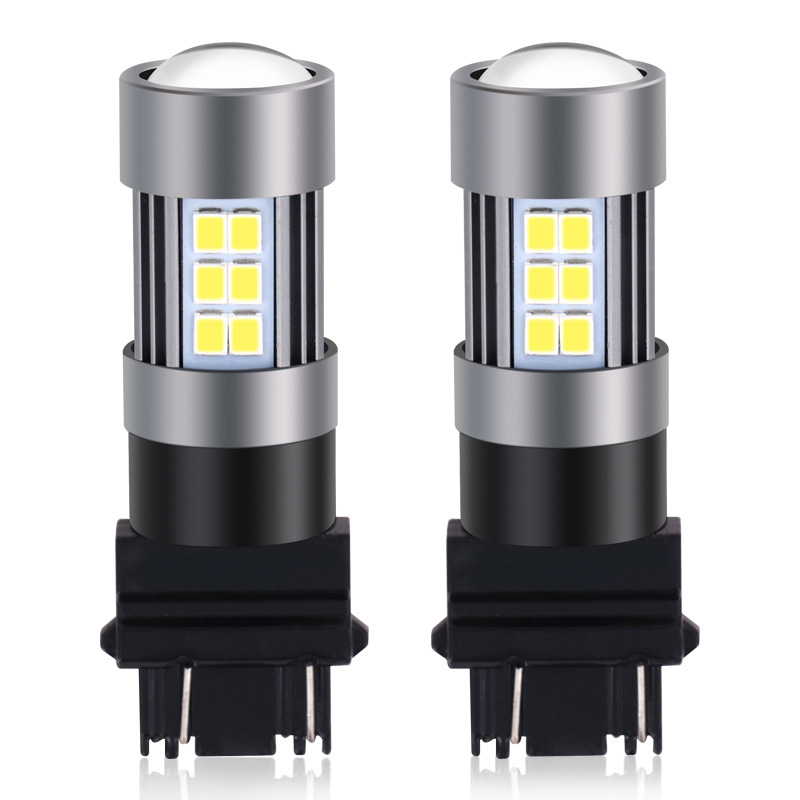 Directo de fábrica LED luz de freno 7443 27SMD 2835 resalte modificado Luz de señal de giro 3157 luz del coche