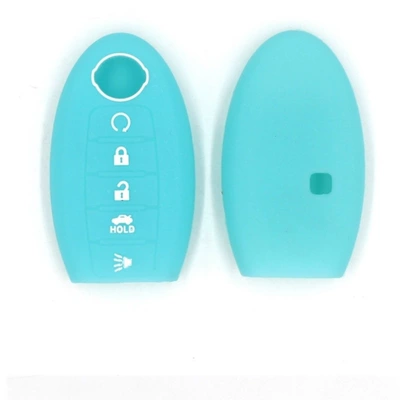 Static Rod/Key Bag | Silicone Key Shell Without Logo - luminous-blue