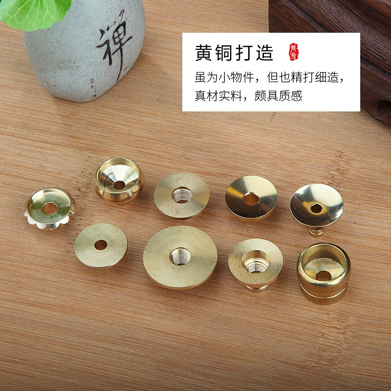 Оптовая латунный держатель для благовоний линия благовоний база с обратным потоком благовония база руководство аксессуары для благовоний аксессуары для канала благовоний медный держатель для благовоний