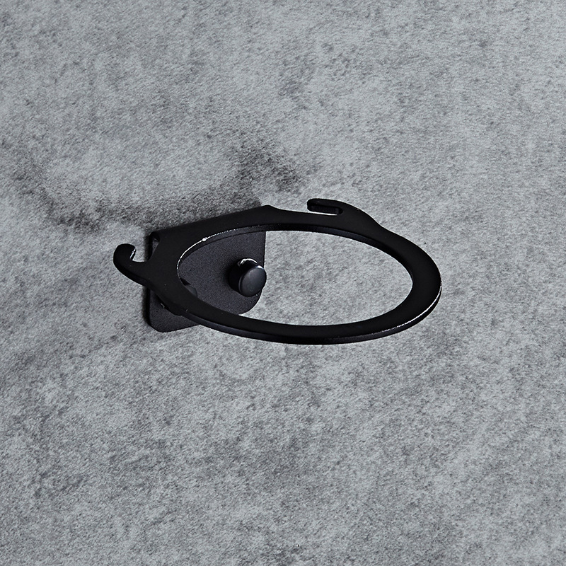 Shengruijia espacio de aluminio Punch-free moderno secador de pelo rack gancho rack peluquería multi-funcional almacenamiento rack de almacenamiento