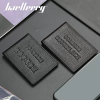 Baellerry тонкий картхолдер для водительских прав, кожаный кошелек, натуральная кожа, коровья кожа