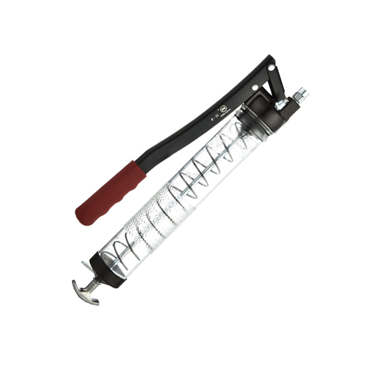 跨境黄油枪手动压杆式注油枪铝合金透明管工具套装组合高压黄油枪