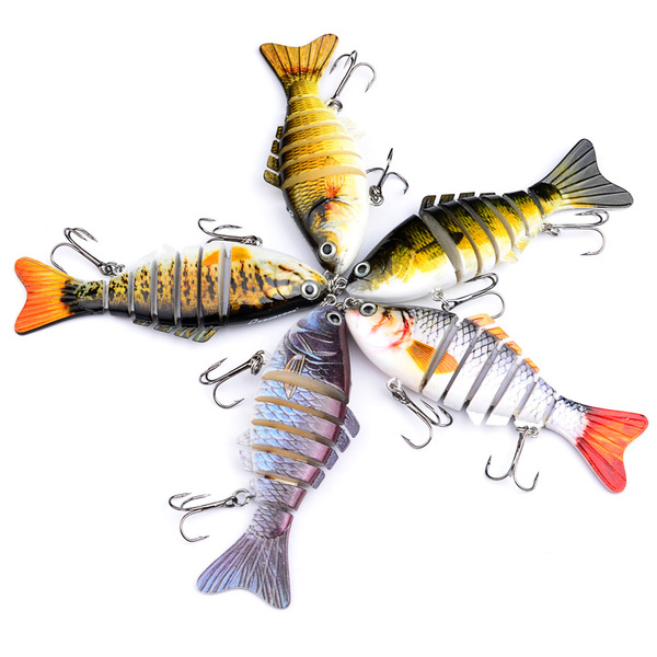10cm lure plastic hard bait 15.5g multi-section fish 7-section lure…