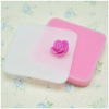 The shopkeeper recommends DIY fondant tools 2PCS color fluttering flower shape pad sponge pad shaped cushion cushion pads