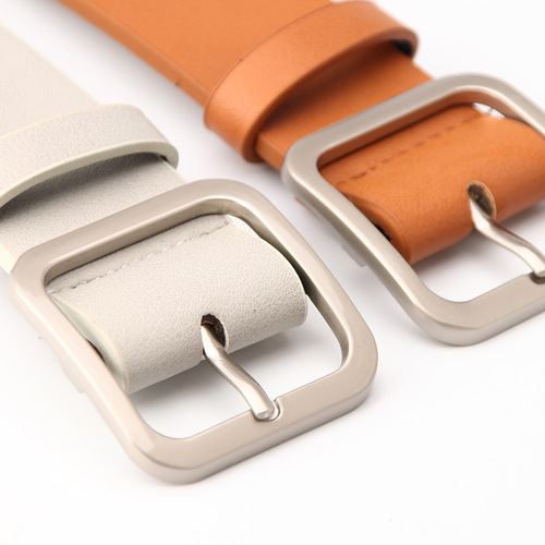 New Korean style women's belt, retro simple and versatile square buckle head pu leather, popular belt for women wholesale