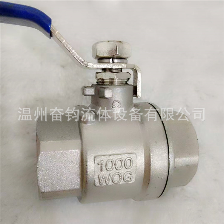 批发管件304不锈钢二片式球阀Q11F-16P内丝球阀2PC丝扣球阀两片式