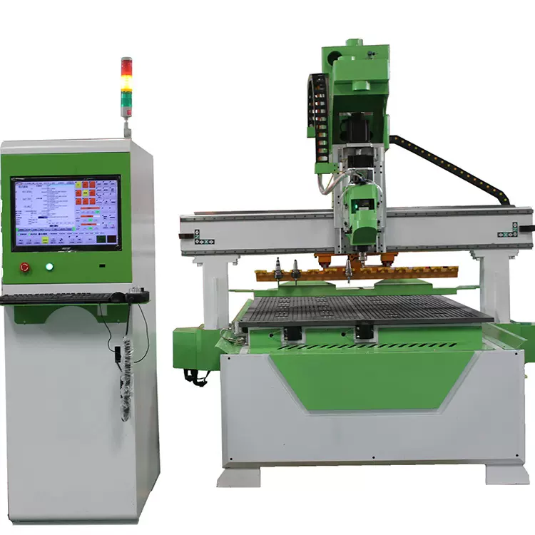 板式家具生产线木工直排换刀加工中心换刀刀库开料机智能数控