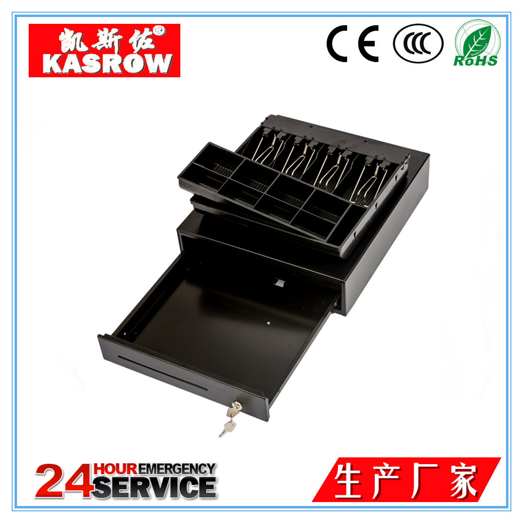 厦门凯斯佐 KR-350 滑轮钱箱 三层重型高档耐用钱柜 商超专用