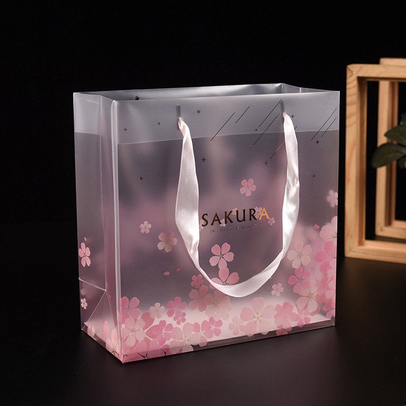 厂家定制pp塑料手提袋 pp磨砂礼品袋 彩印pvc购物手提袋定做