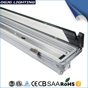 Three-proof purification bracket lamp IP67 tunnel lamp die-cast aluminum tempered glass cover waterproof dustproof anti-corrosion three-proof lamp