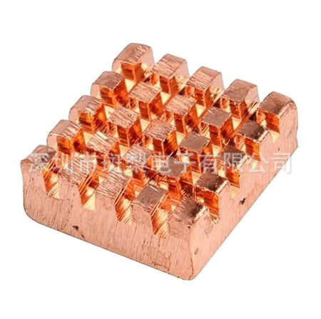 raspberry pi 树莓派散热片，纯铜散热片 3B+
